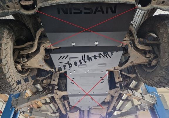 Motor, Versnellingsbak en Radiator Beschermplaat voor Nissan Pathfinder