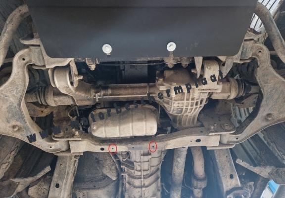 Motor, Versnellingsbak en Radiator Beschermplaat voor Nissan Pathfinder