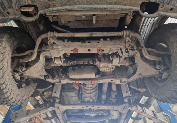 Motor, Versnellingsbak en Radiator Beschermplaat voor Nissan Pathfinder