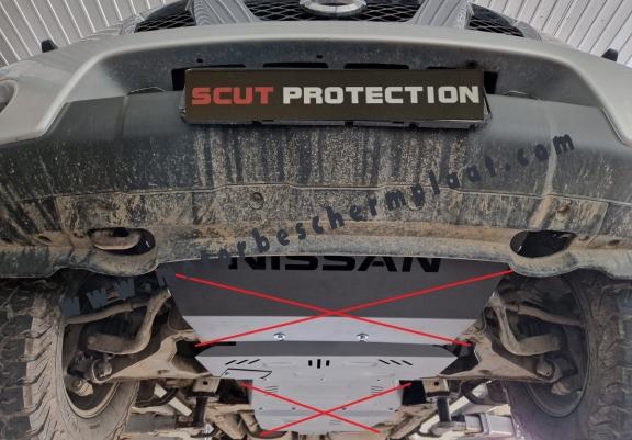 Motor, Versnellingsbak en Radiator Beschermplaat voor Nissan Pathfinder