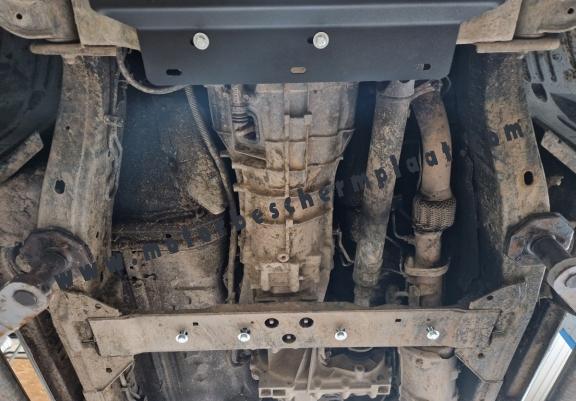 Versnellingsbak aluminium  Beschermplaat voor Nissan Navara