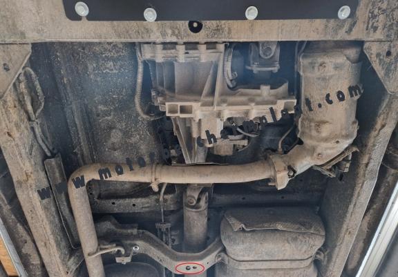 Versnellingsbak aluminium  Beschermplaat voor Nissan Navara