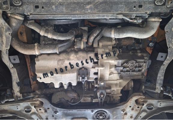 Aluminium Motor, Versnellingsbak en Radiator Beschermplaat voor Skoda Superb II