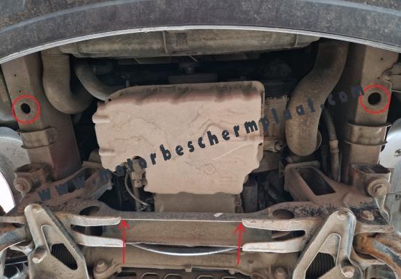 Motor en Versnellingsbak Beschermplaat voor Volkswagen Crafter - Aluminium