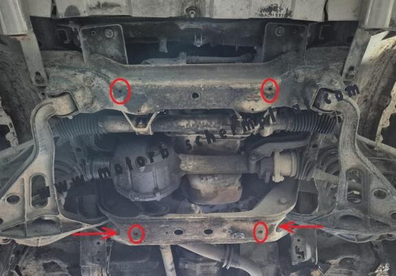 Motor, Versnellingsbak en Radiator aluminium Beschermplaat voor Chevrolet Tracker