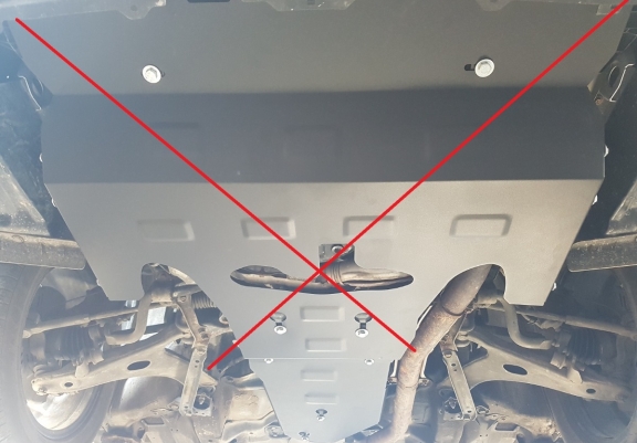 Versnellingsbak Beschermplaat voor Subaru Forester 4 - manuelle