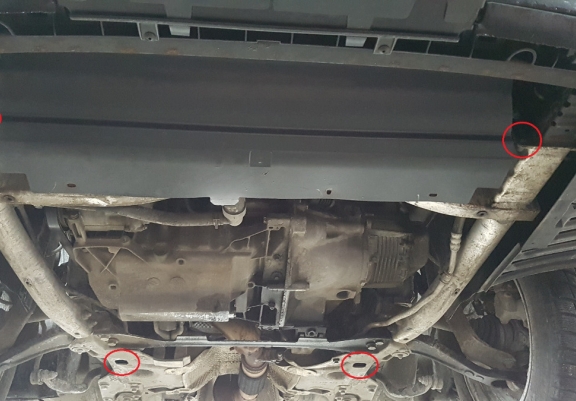 Motor, Versnellingsbak en Radiator Beschermplaat voor Peugeot 407