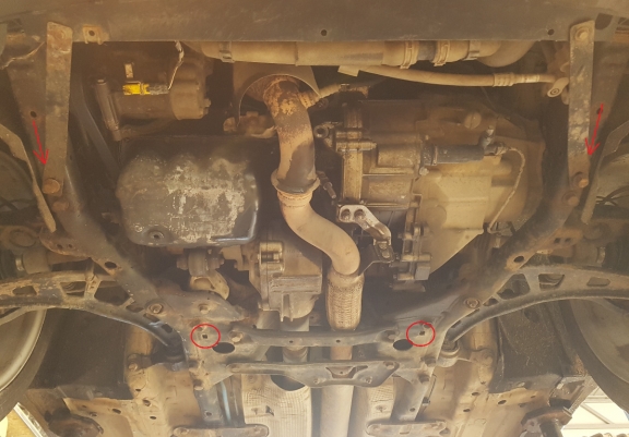 Motor en Versnellingsbak Beschermplaat voor Mini Paceman R61