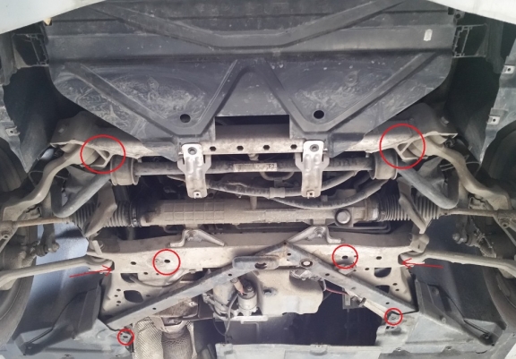 Motor Beschermplaat voor BMW Seria 3 E90/91/92