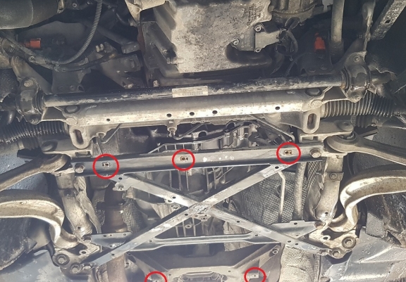 Versnellingsbak Beschermplaat voor Audi A4 4 B8 All Road