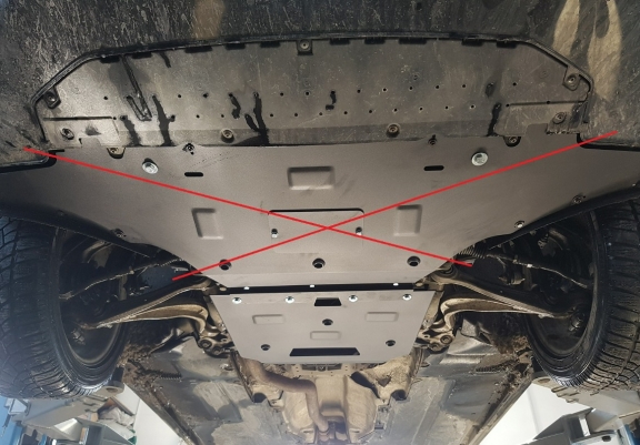 Versnellingsbak Beschermplaat voor Audi A4 4 B8 All Road