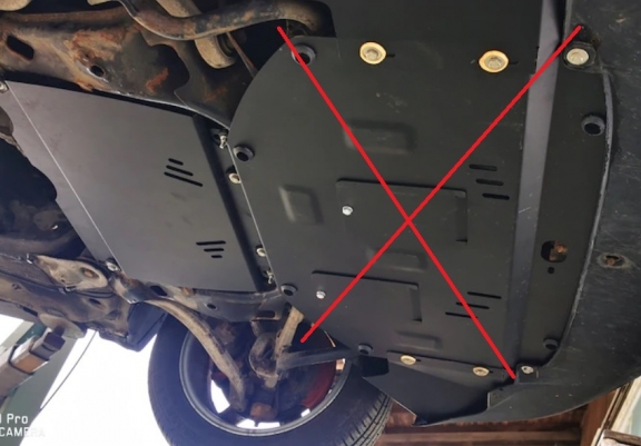 Versnellingsbak Beschermplaat voor Audi A4  B7 - Automatisch