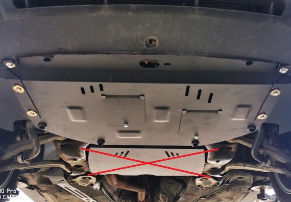 Motor en Radiator Beschermplaat voor Audi A4 B5