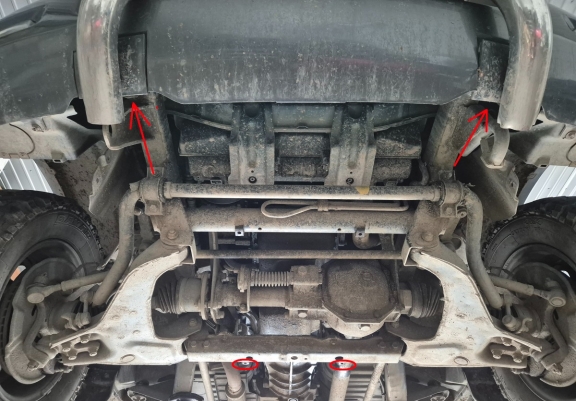 Motor en Radiator Beschermplaat voor Hyundai Terracan