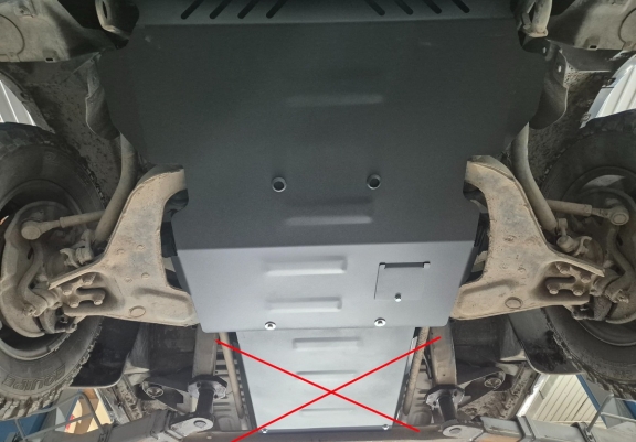 Motor en Radiator Beschermplaat voor Hyundai Terracan