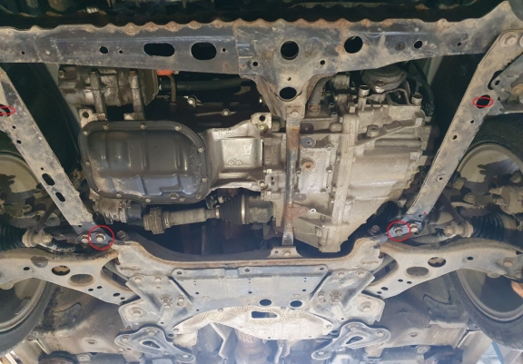 Motor, Versnellingsbak en Radiator Beschermplaat voor Lexus CT200H