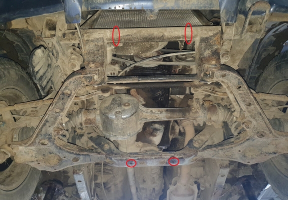 Motor en Radiator Beschermplaat voor Suzuki X90