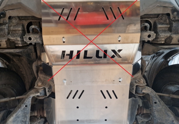 Motor  Beschermplaat voor Toyota Hilux Invincible