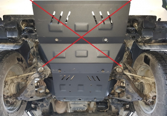 Motor  Beschermplaat voor Toyota Hilux Invincible