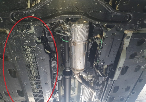 DPF  Beschermplaat voor Dacia Duster