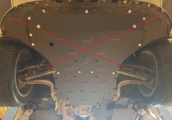 Versnellingsbak Beschermplaat voor Porsche Cayenne