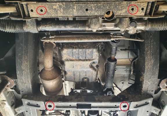 Versnellingsbak Beschermplaat voor Ssangyong Musso Grand