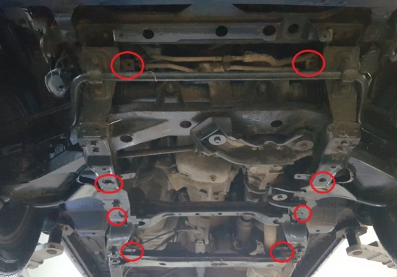 Versnellingsbak Beschermplaat voor Daihatsu Terios