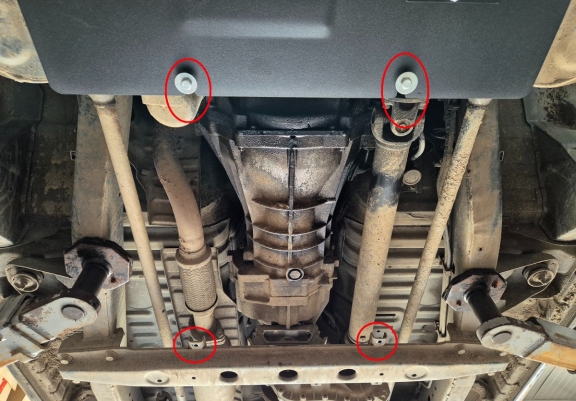 Versnellingsbak Beschermplaat voor Hyundai Terracan