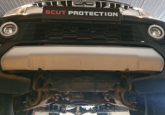 Stalen motor-, versnellingsbak- en differentieel beschermplaat voor Mitsubishi L200