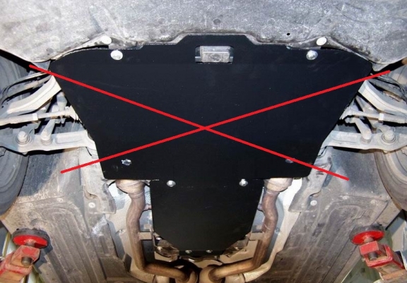 Versnellingsbak Beschermplaat voor Mercedes E-Clasee W211 automatique