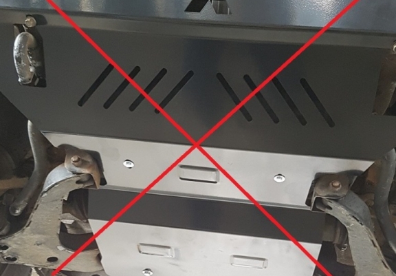 Versnellingsbak Beschermplaat voor Mitsubishi Pajero 3 (V60, V70)