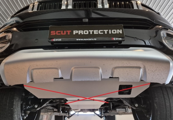 Versnellingsbak aluminium Beschermplaat voor Baic Beijing BJ60