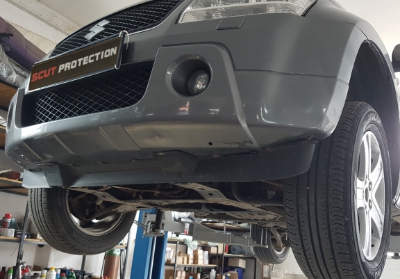 Aluminium Versnellingsbak en tussenbak Beschermplaat voor Suzuki Grand Vitara 2