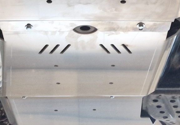 Versnellingsbak aluminium  Beschermplaat voor Toyota Hilux Revo