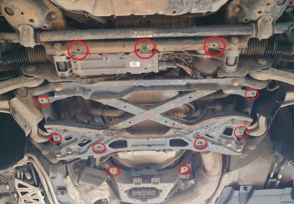 Versnellingsbak Beschermplaat voor Audi A8