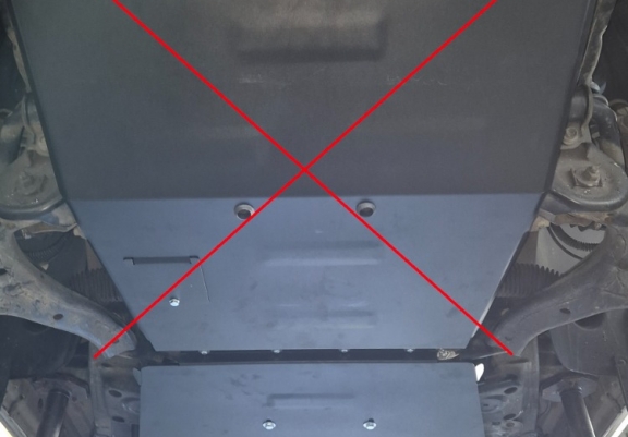 Versnellingsbak en Differentieel Beschermplaat voor Volkswagen Amarok -  V6 automat