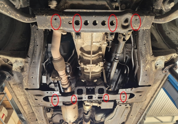 Versnellingsbak Beschermplaat voor Isuzu D-Max