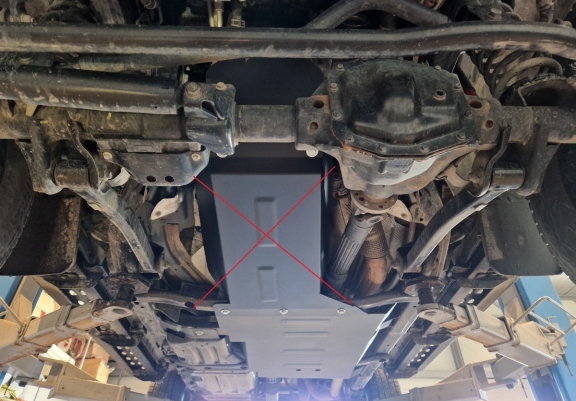 Versnellingsbak Beschermplaat voor Jeep Wrangler - JL