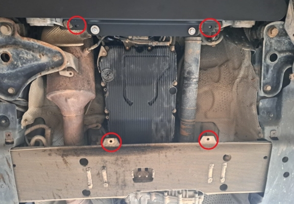 Versnellingsbak Beschermplaat voor Mercedes ML W166