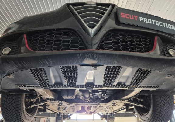 Motor, Versnellingsbak en Radiator Beschermplaat voor Alfa Romeo Giulietta