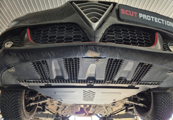 Motor, Versnellingsbak en Radiator Beschermplaat voor Alfa Romeo Giulietta