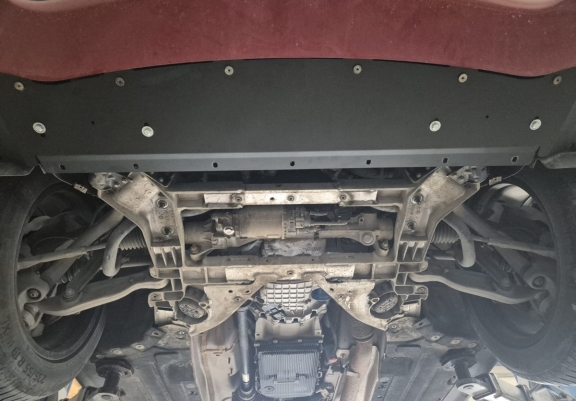Aluminium Motor, Versnellingsbak en Radiator Beschermplaat voor Alfa Romeo Stelvio