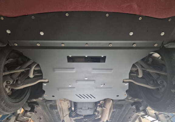 Aluminium Motor, Versnellingsbak en Radiator Beschermplaat voor Alfa Romeo Stelvio