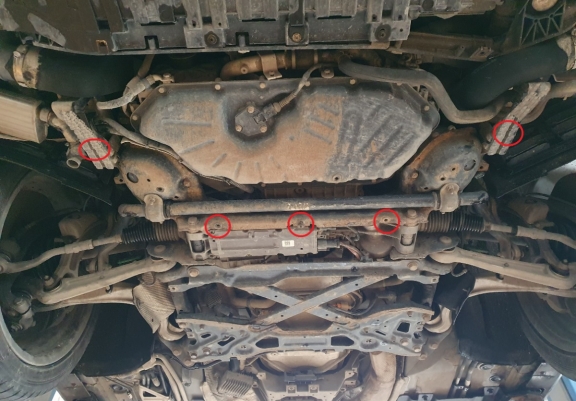 Motor Beschermplaat voor Audi A8