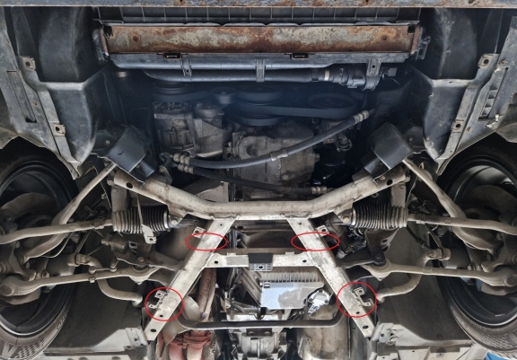 Motor Beschermplaat voor BMW Seria5 E39