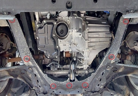 Motor en Versnellingsbak Beschermplaat voor Dacia Jogger