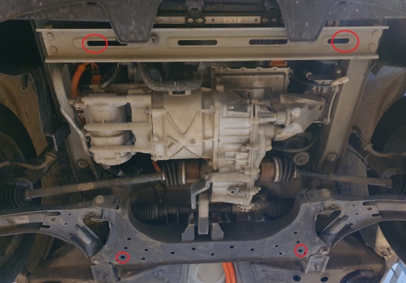 Motor en Versnellingsbak Beschermplaat voor Dacia Spring