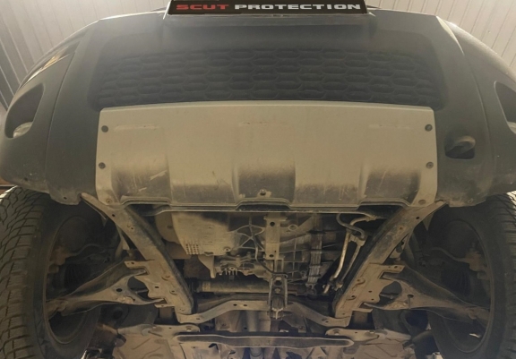 Aluminium Motor, Versnellingsbak en Radiator Beschermplaat voor Dacia Duster