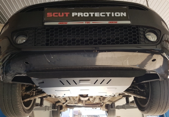 Motor, Versnellingsbak en Radiator Beschermplaat voor Fiat Punto 