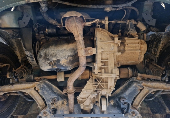 Motor, Versnellingsbak en Radiator Beschermplaat voor Fiat Panda 4x4